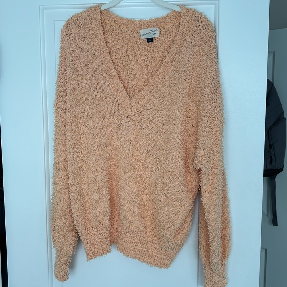Target Universal Thread Orange Sweater